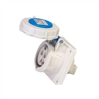 Veekindel tööstuslik pistikupesa, 3 kontaktiga 32 amprit